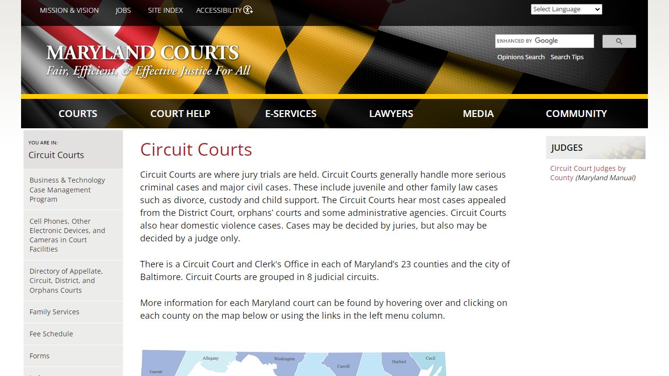 Circuit Courts | Maryland Courts